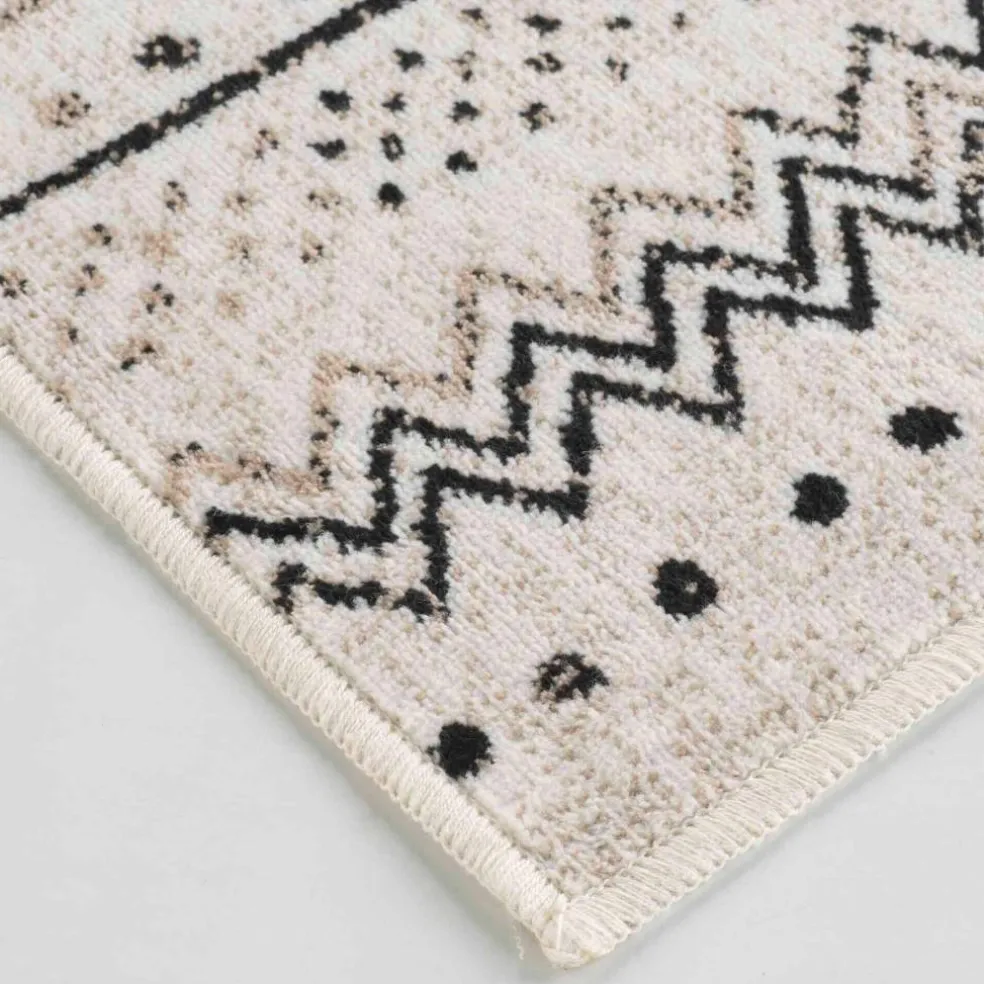Tapis motif berbère, effet vieilli