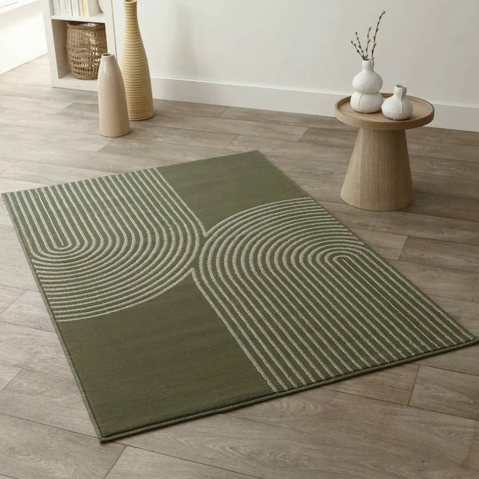 Tapis motif double arche