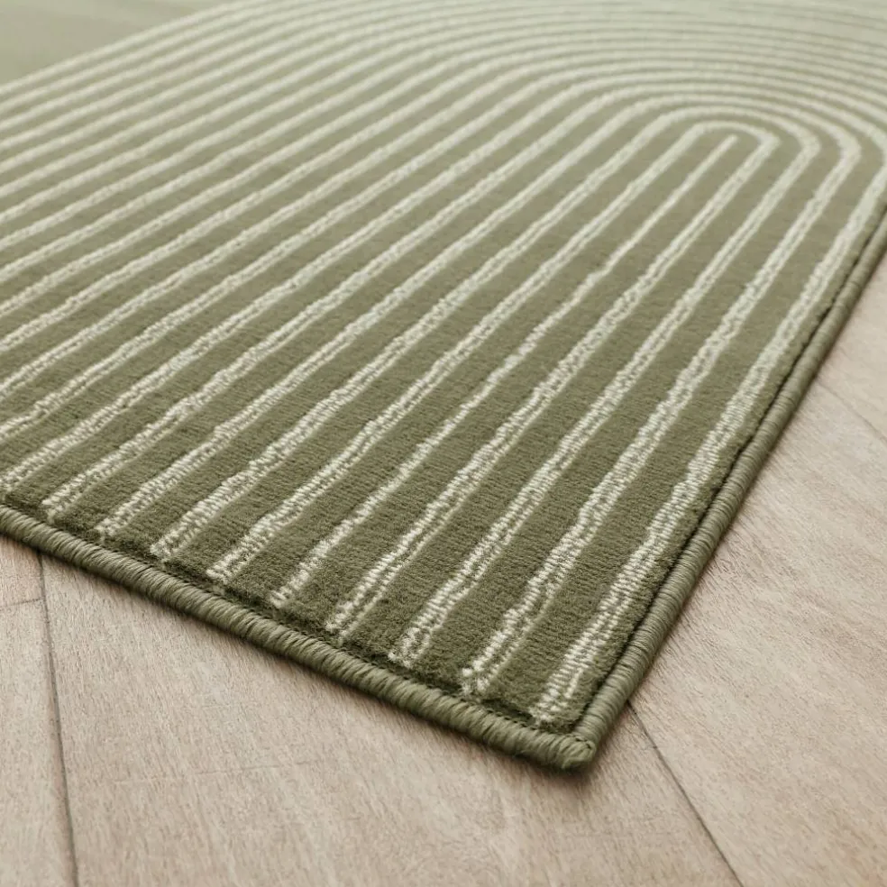 Tapis motif double arche
