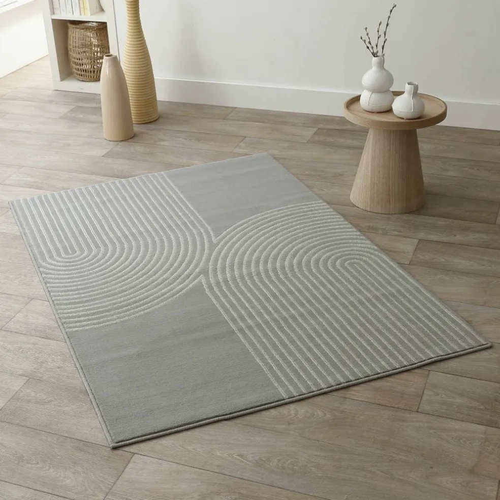 Tapis motif double arche