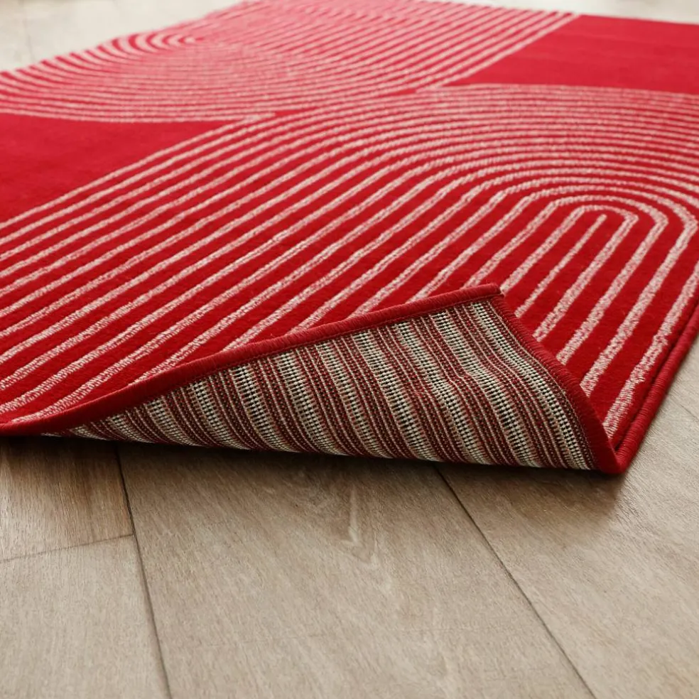 Tapis motif double arche