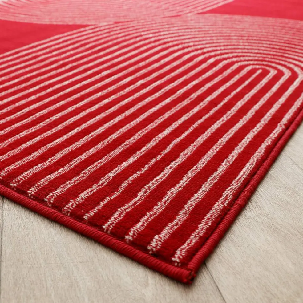 Tapis motif double arche