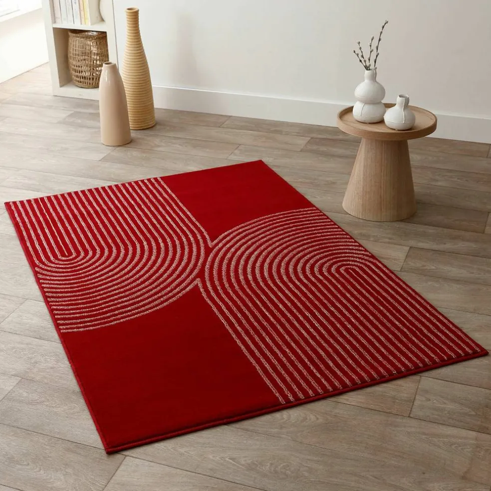 Tapis motif double arche