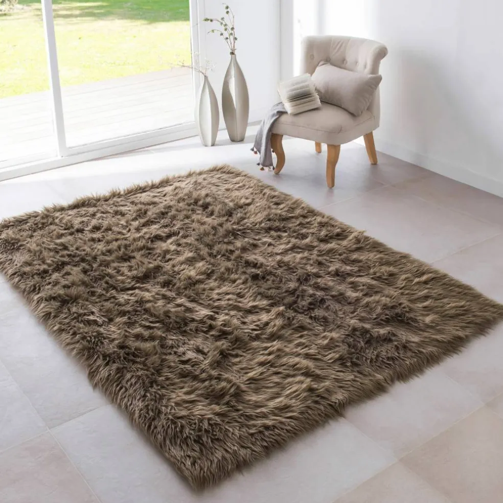 Tapis poils longs
