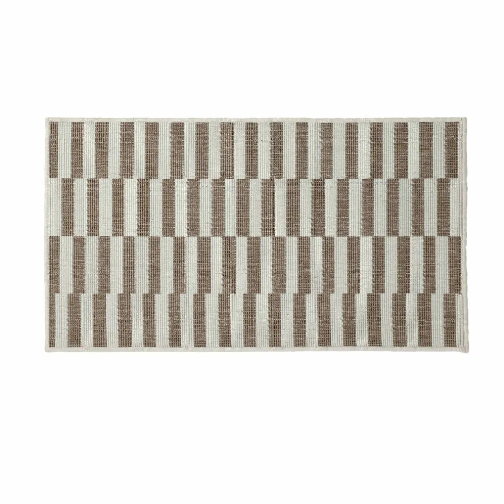 Tapis rectangulaire à rayures