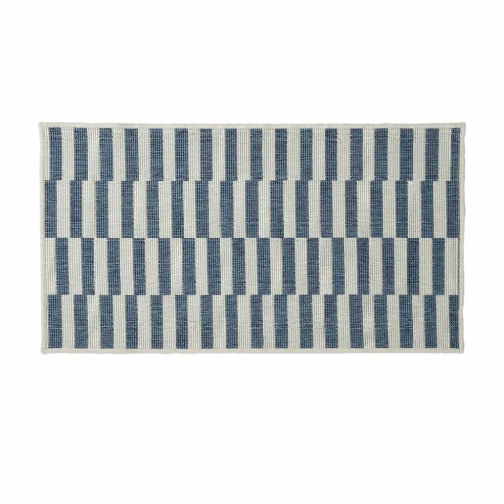 Tapis rectangulaire à rayures