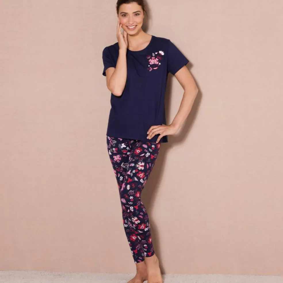 Tee-shirt pyjama manches courtes