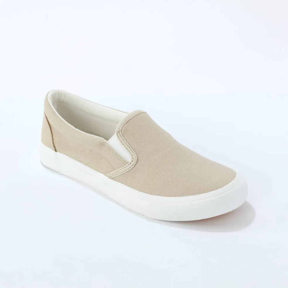 Tennis en toile slip on
