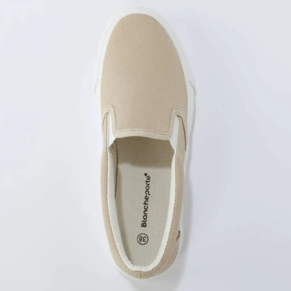 Tennis en toile slip on