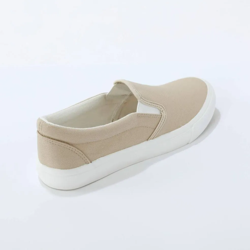 Tennis en toile slip on