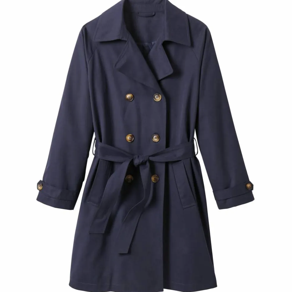 Trench déperlant ceinture amovible