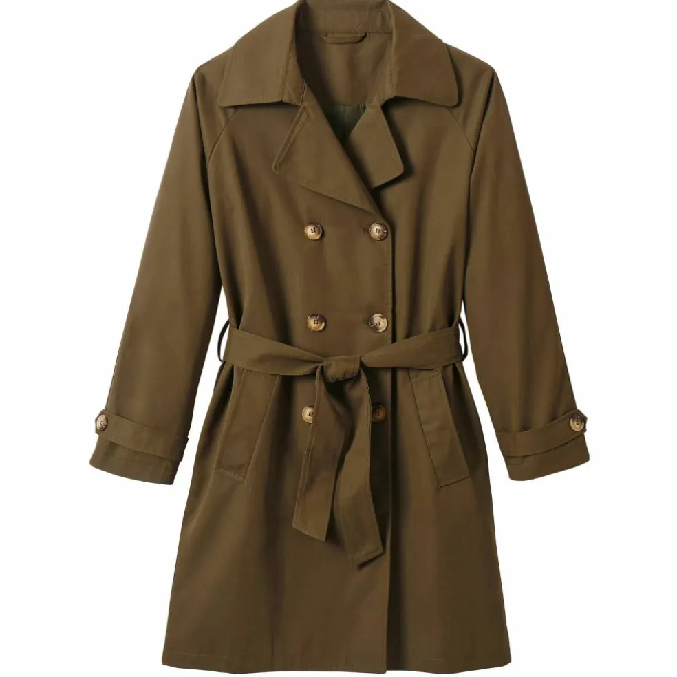 Trench déperlant ceinture amovible
