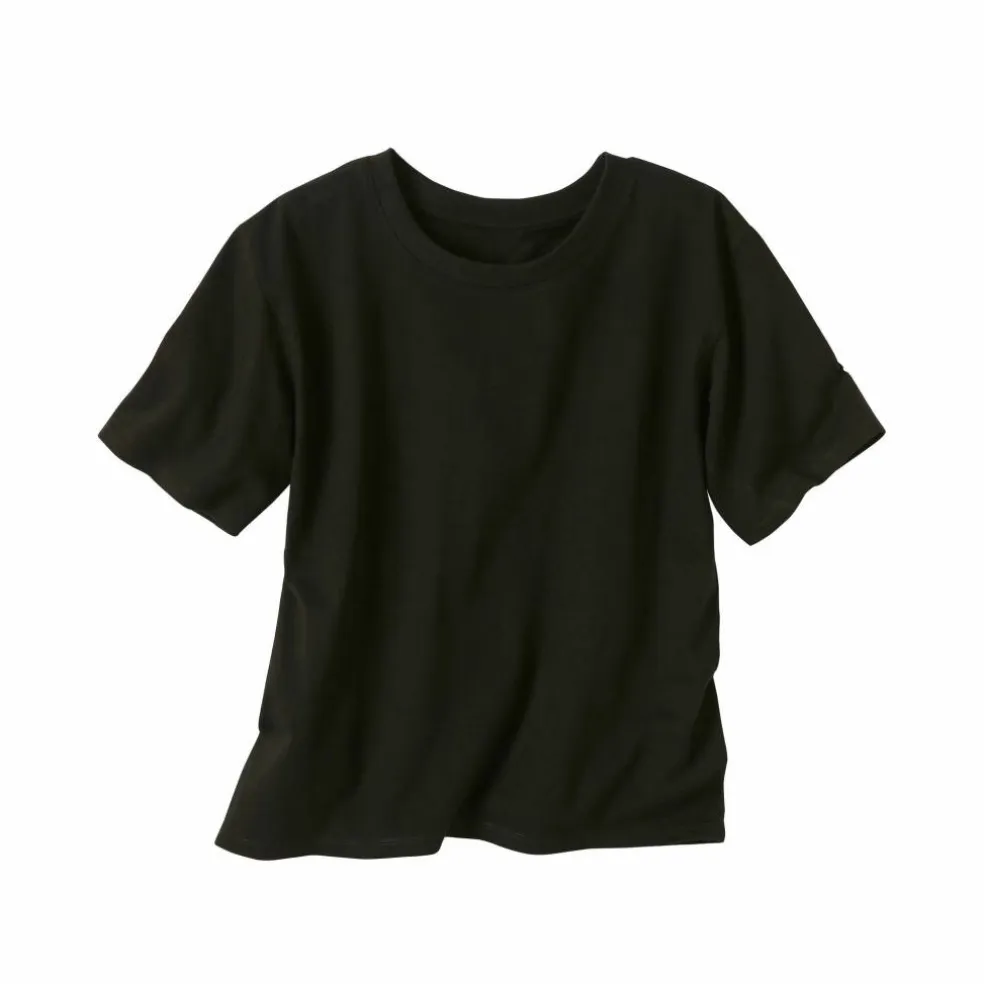 T-shirt boîte manches coudes