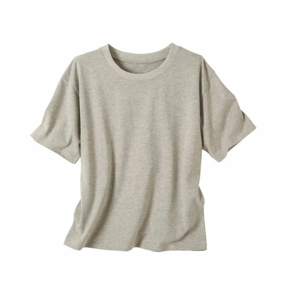T-shirt boîte manches coudes