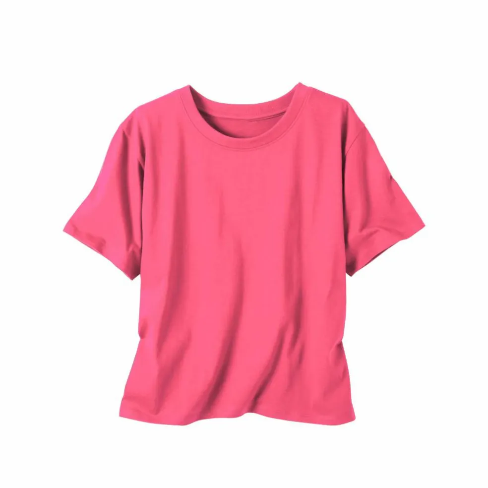 T-shirt boîte manches coudes