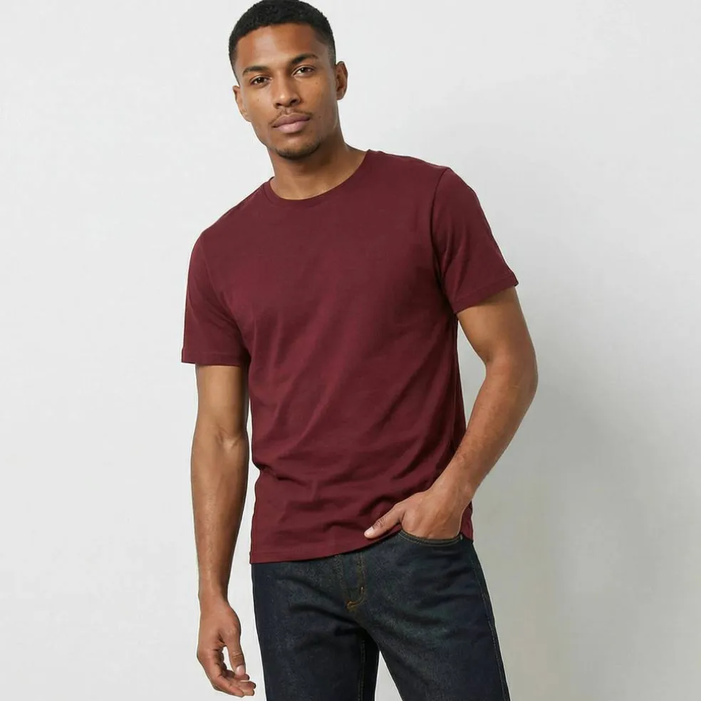 T-shirt col rond manches courtes - lot de 3