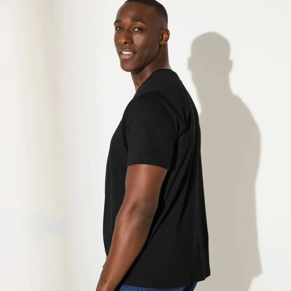 T-shirt col rond manches courtes