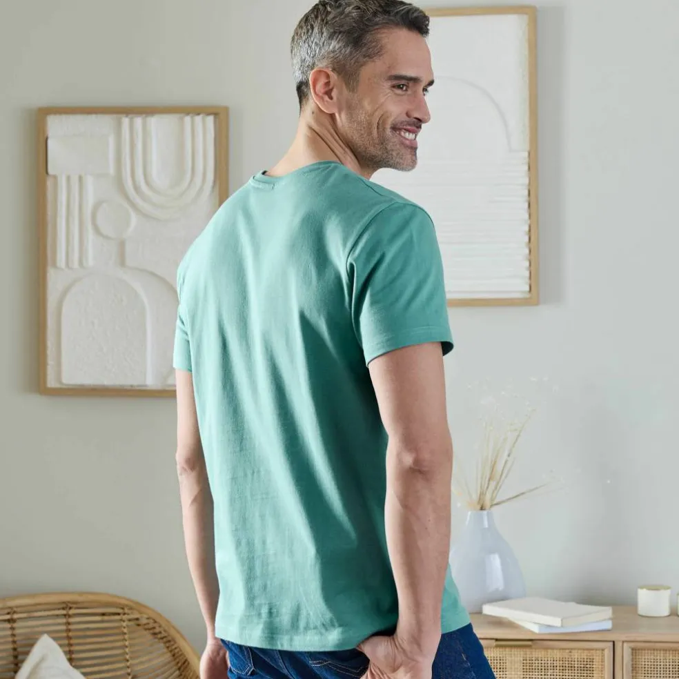 T-shirt col rond manches courtes