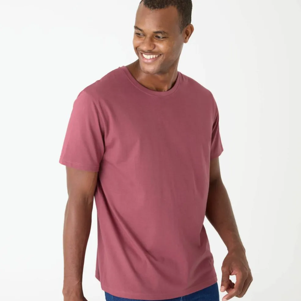 T-shirt col rond manches courtes