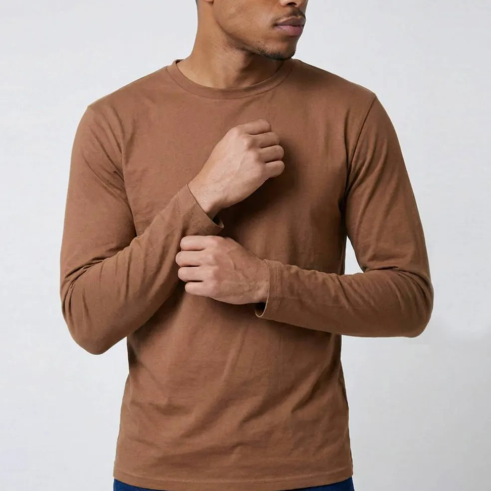 T-shirt col rond manches longues - lot de 3