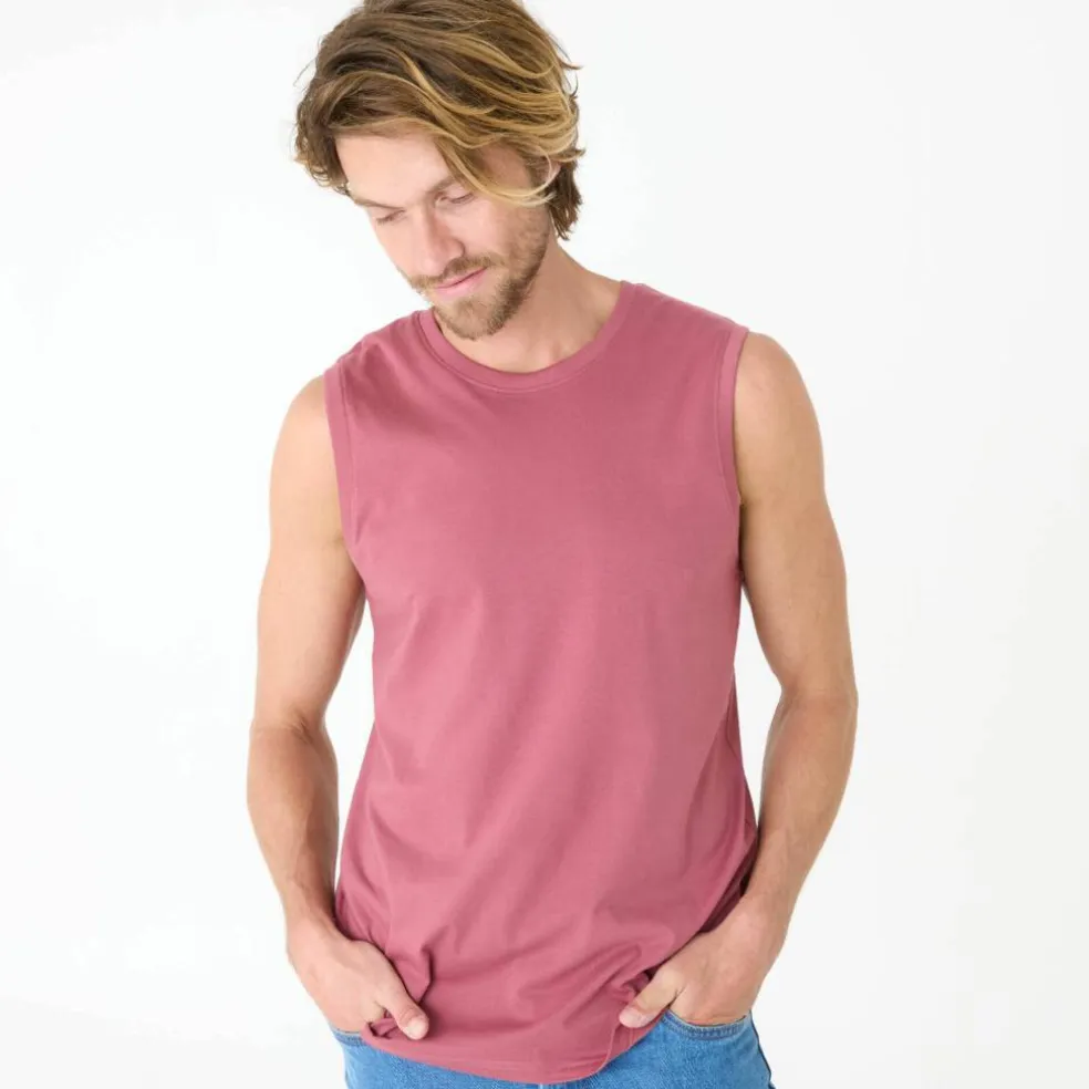 T-shirt col rond sans manches - lot de 3