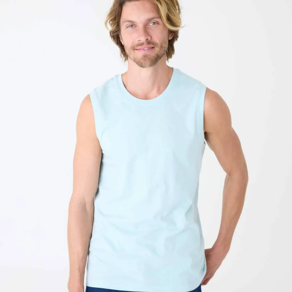 T-shirt col rond sans manches - lot de 3