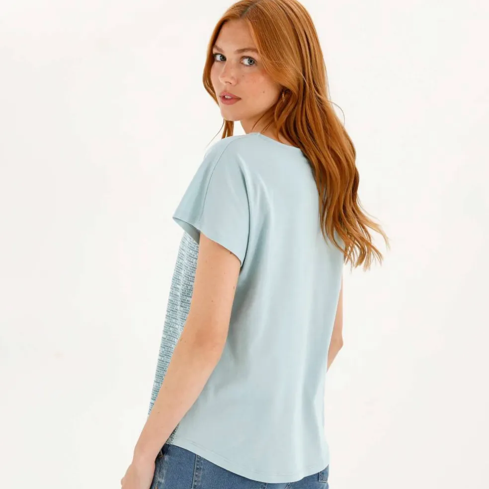 T-shirt imprimé col rond