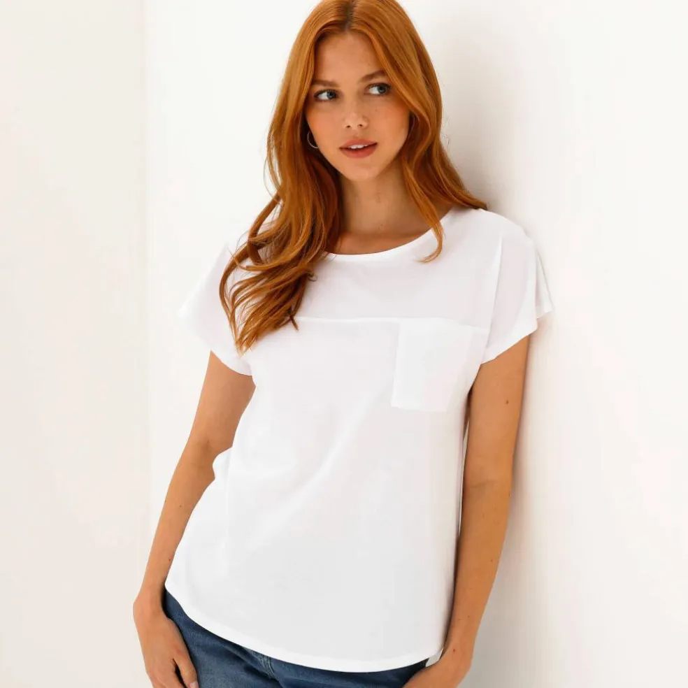 T-shirt imprimé col rond