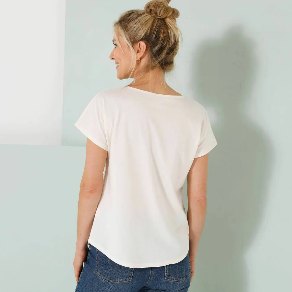 T-shirt imprimé col rond