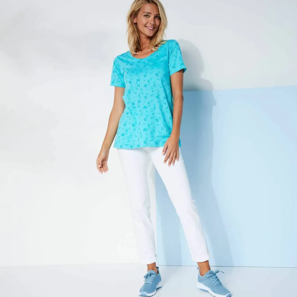 T-shirt imprimé "lettres"