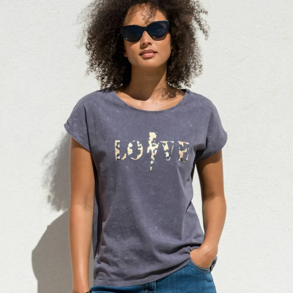 T-shirt manches courtes, imprimé