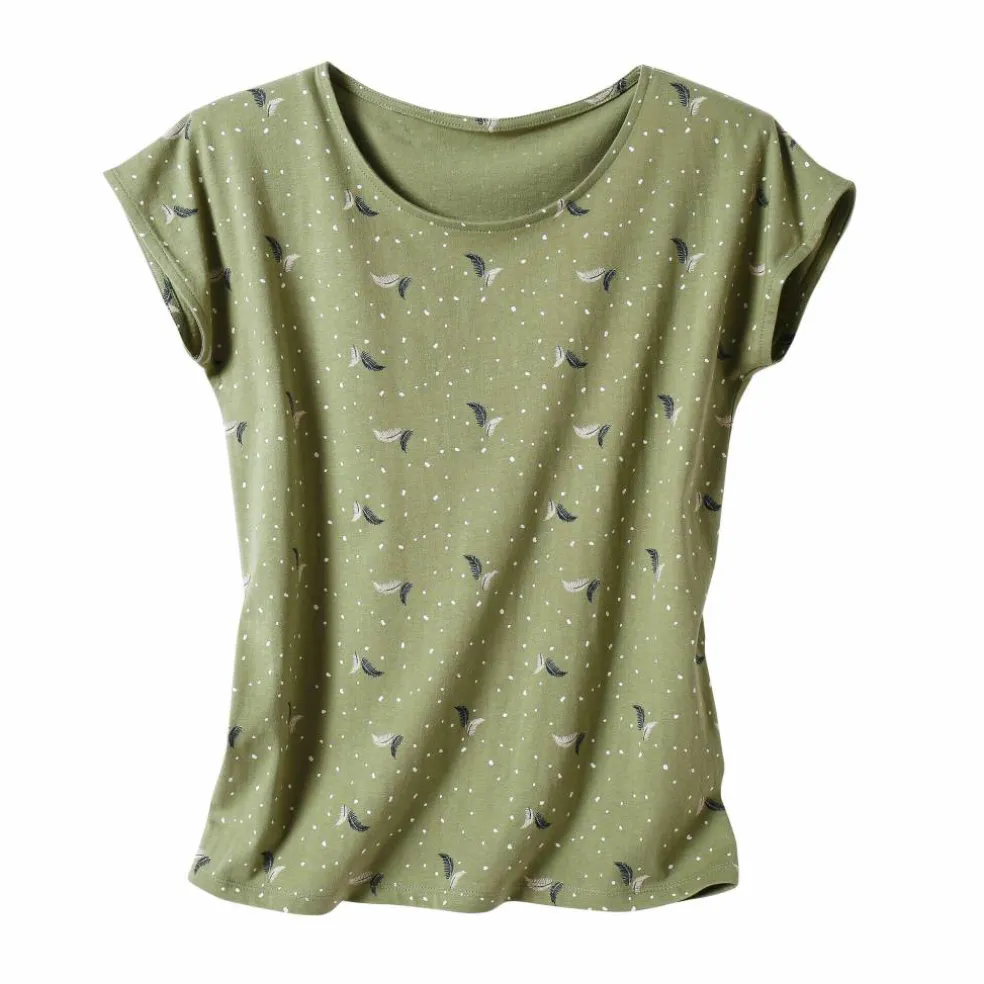 T-shirt manches courtes, imprimé minimaliste