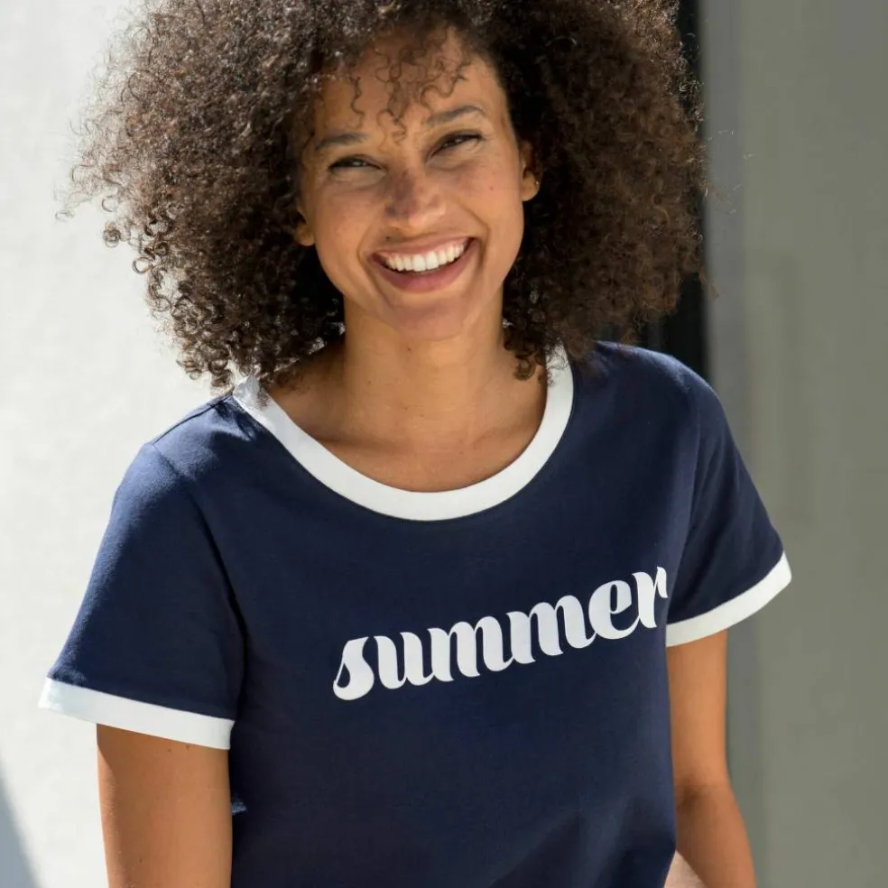 T-shirt manches courtes imprimé "Summer"