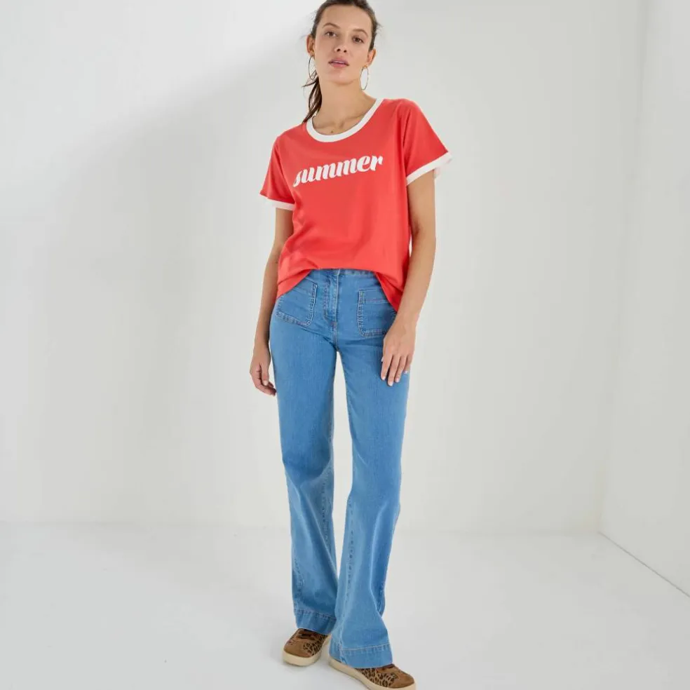 T-shirt manches courtes imprimé "Summer"