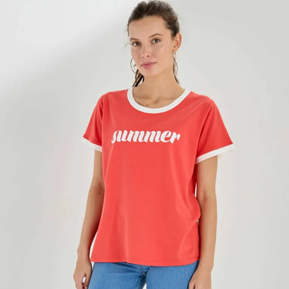 T-shirt manches courtes imprimé "Summer"