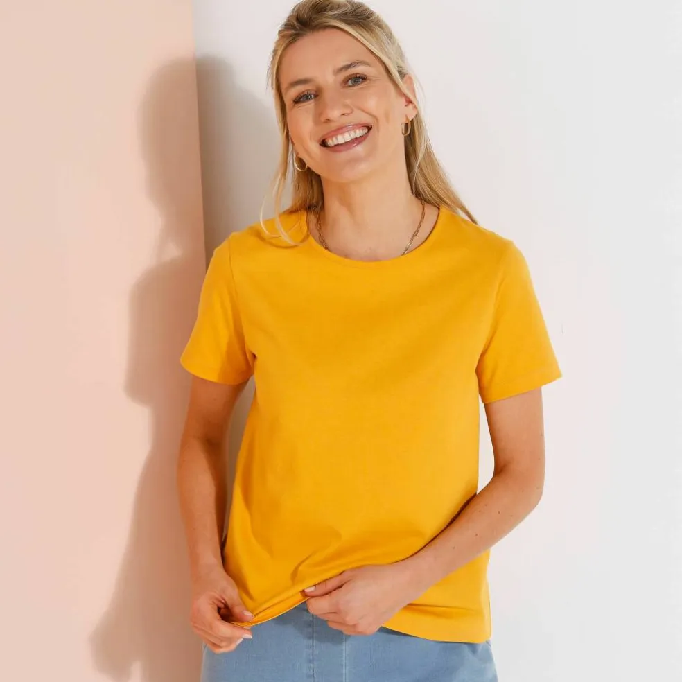 T-shirt manches courtes uni