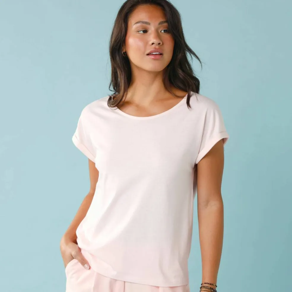 T-shirt manches courtes uni, Spécial Petites