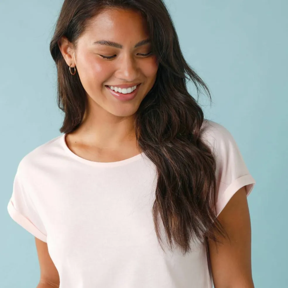 T-shirt manches courtes uni, Spécial Petites