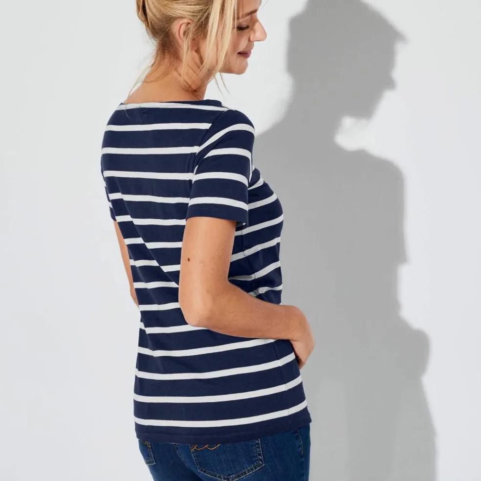T-shirt marinière manches courtes