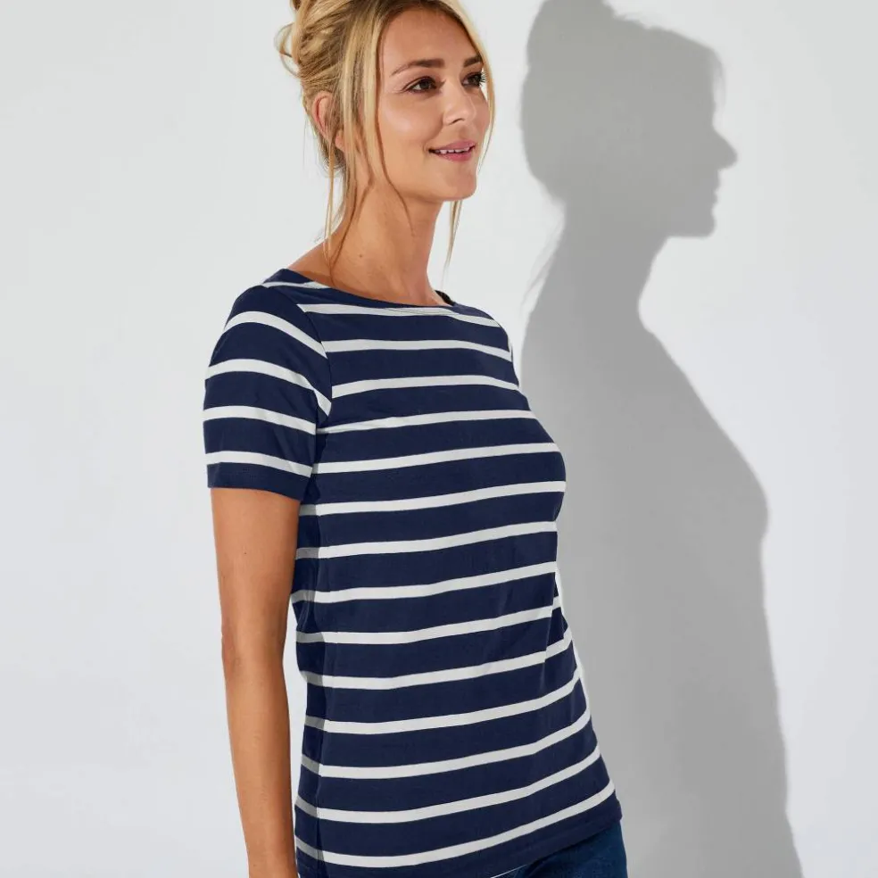 T-shirt marinière manches courtes