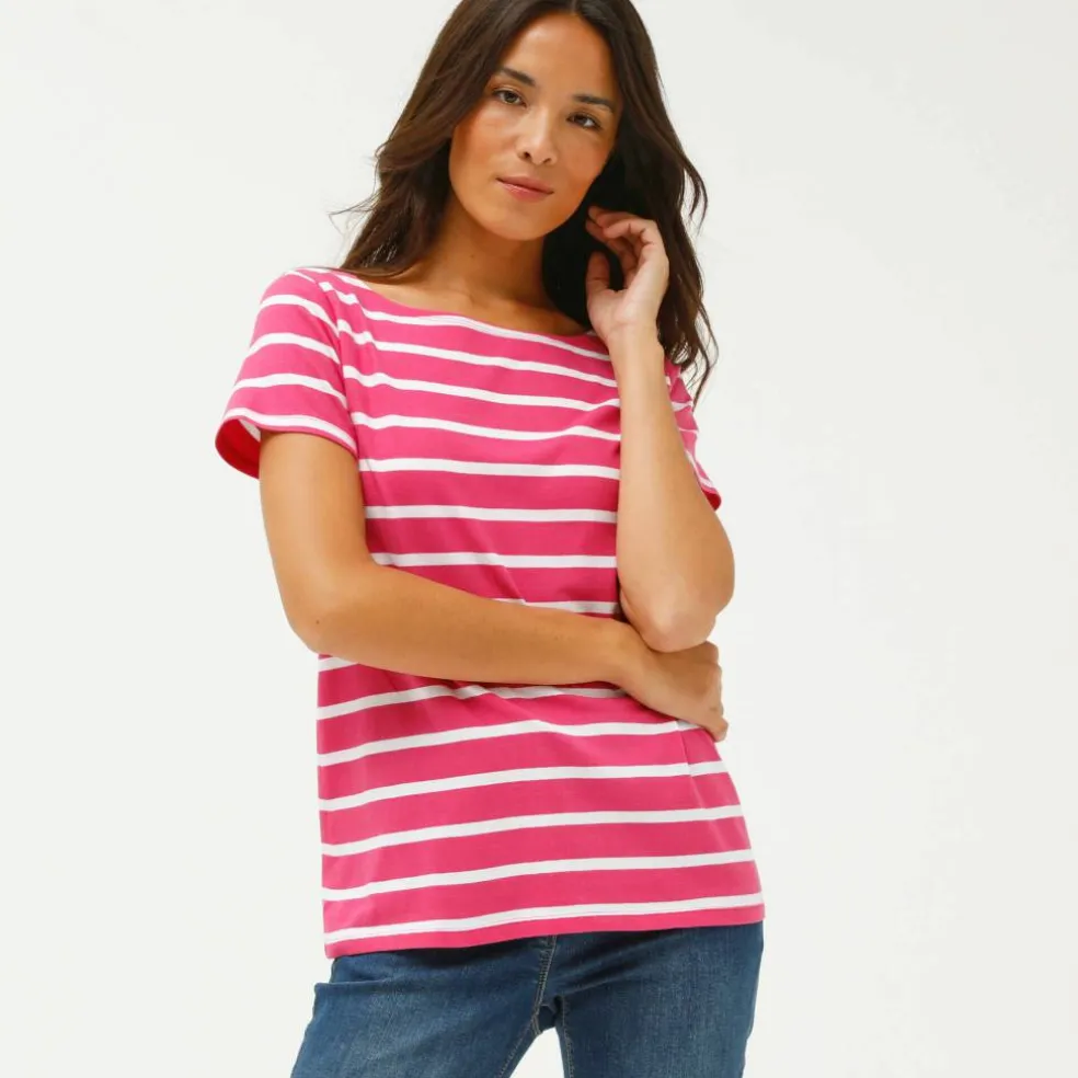 T-shirt marinière manches courtes