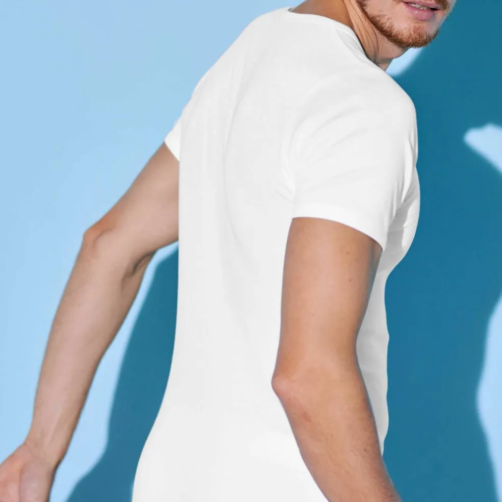 T-shirt sous-vêtement homme col V - lot de 3