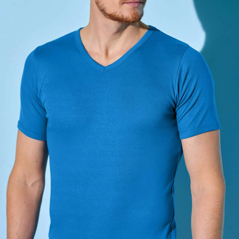 T-shirt sous-vêtement homme col V - lot de 3