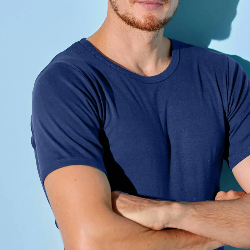 T-shirt sous-vêtement homme col rond - lot de 3