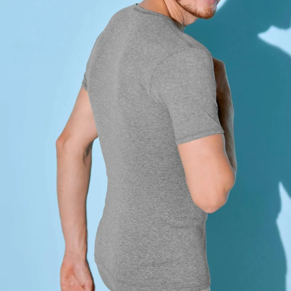 T-shirt sous-vêtement homme col V - lot de 2