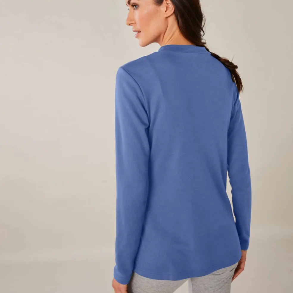 T-shirt thermique col montant - manches longues