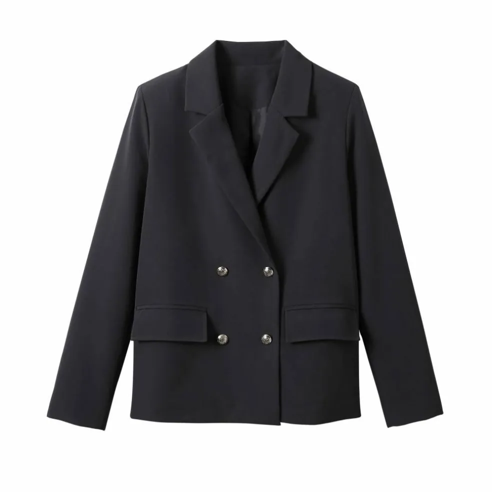 Veste blazer, boutonnage croisé