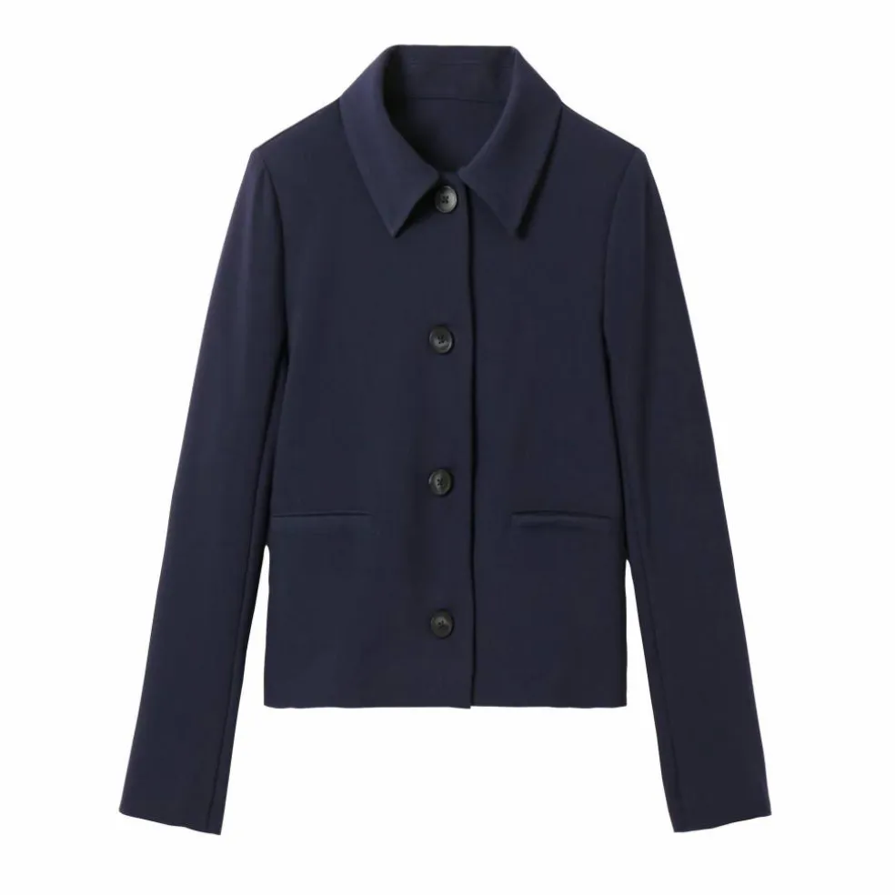 Veste blazer courte unie, Spécial Petites