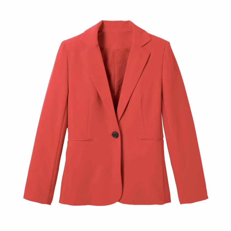 Veste blazer fluide, manches longues