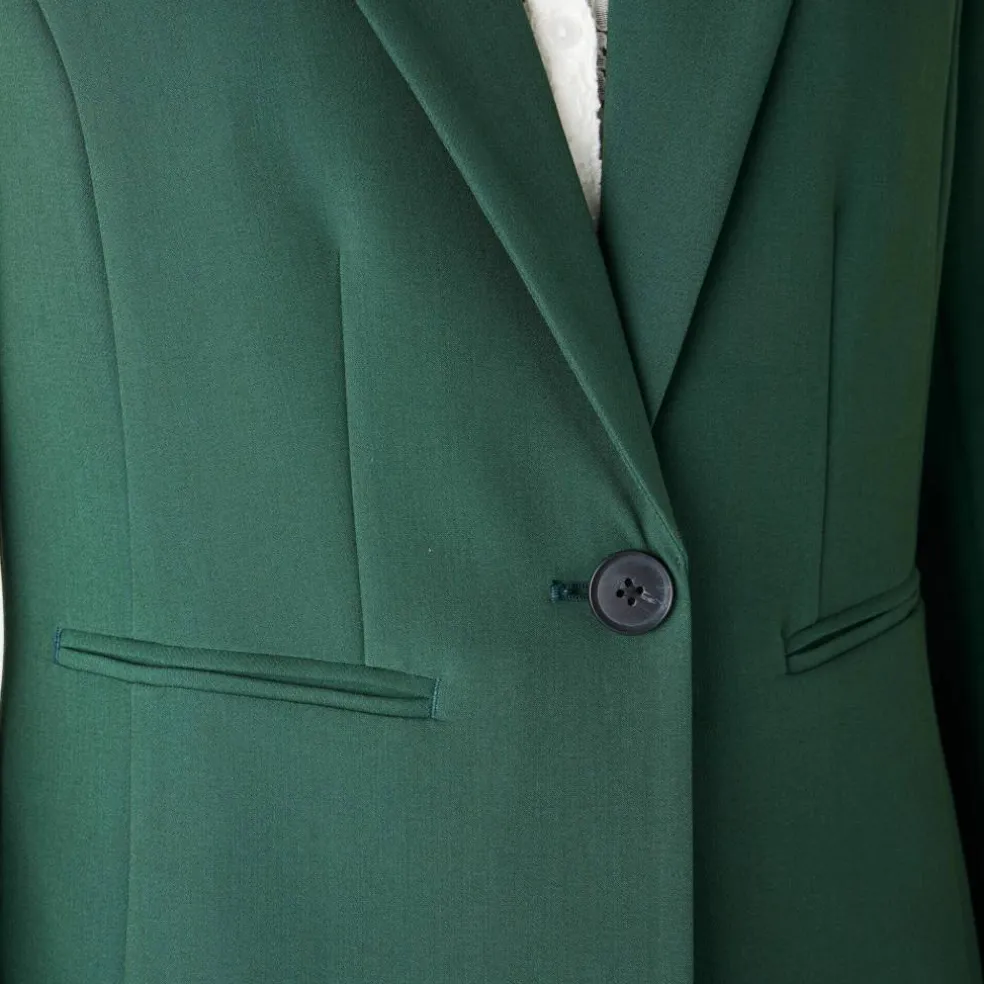 Veste blazer fluide, manches longues